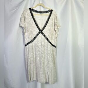 Old Navy White and Black Polka Dot Dress. XXL Tall Coquette Feminine